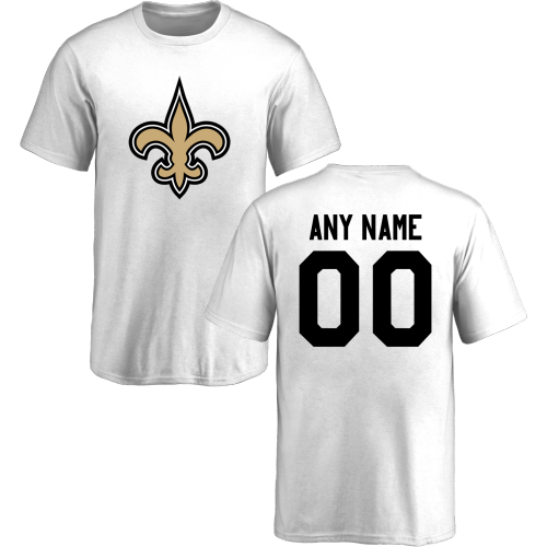 Youth New Orleans Saints Design-Your-Own Short Sleeve Custom NFL T-Shirt